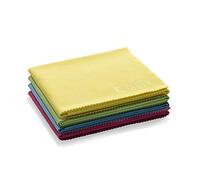 e-cloth Chiffons pour Verre et Polissage, Microfibre, Couleurs Assorties, Pack de 4