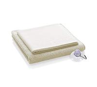 E-Cloth Set de nettoyage pour douche, Microfibre, Blanc, Set de 2 pièces