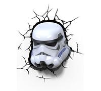 e-concept Distribution France - Lampe 3D - Stormtrooper - Blanc - Moderne - LED - Batterie - Murale - 31 cm x 31 cm x 31 cm