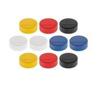 Magnetoplan Aimant Discofix Magnum Ø 34 mm x 13 mm Rond Bleu – Lot de 10