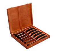 Bahco Jeu de ciseaux à bois 424P-S6-EUR - 6 pièces (6,10,12,18,25,32 mm) - coffret bois
