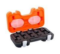 Jeu de clés à douille Bahco 1/2 pouce, entraînement carré, six pans, métrique, brunies - 10 pièces