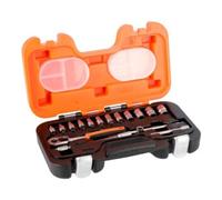 E/D/E E/D/E Jeu de clés à douille 1/4" 16 pièces mat Zoll Quantité:1