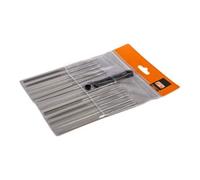 E/D/E E/D/E Set de lime aiguille 12 pièces 140 mm avec étui en plastique Quantité:1