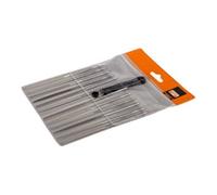 E/D/E E/D/E Set de lime aiguille 12 pièces 140 mm avec étui en plastique Quantité:1