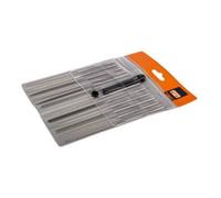 E/D/E E/D/E Set de limes aiguille 12 pièces 160 mm avec étui en plastique Quantité:1