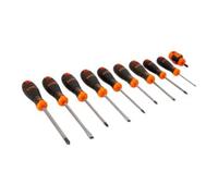 Bahco - Set de tournevis Bahcofit B219.010 - 10 pièces fente/PH/PZ/Robertson