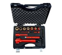 E/D/E E/D/E Set d'outils 1/2" 11 pièces isolé antichoc Quantité:1
