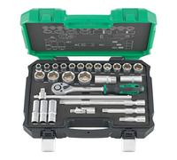 E/D/E FORTIS Jeu de clés à douille 1/2" 27 pièces chromé mat Quantité:1