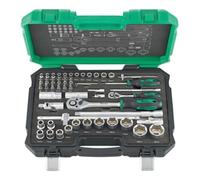 E/D/E FORTIS Jeu de clés à douille 1/4" + 1/2" 55 pièces Quantité:1