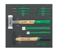 E/D/E FORTIS Module d’outils Marteau et burin 376 x 395 x 30 mm Quantité:1