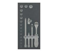 E/D/E FORTIS Module d'outils 1/3 vide 188 x 395 x 30 mm ouille 3/8" Quantité:1