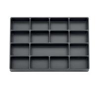 E/D/E FORTIS Module d'outils 3/3 vide 15 compartiments plastique Quantité:1