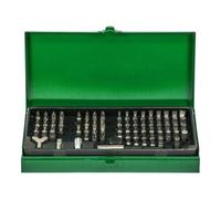 E/D/E FORTIS Set de 75 embouts en acier S2, boîte métal Quantité:1