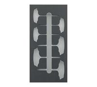 E/D/E Module d'outils 1/3 vide 188 × 395 × 30 mm Poignée T TX FORTIS Quantité:1