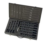 E/D/E Set E/D/E Forets hélicoïdaux DIN345 HSS roulés 14-30 mm tige 2 mm Mallette métal Quantité:1