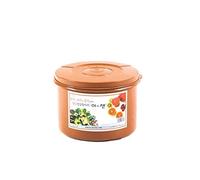 E-Jen Conteneur Premium pour Kimchi, Choucroute, Fermentation Probiotique avec Couvercle à Vide Intégré Rond (3L / 0,8 gal)