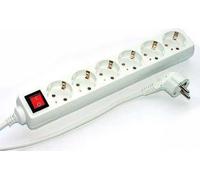 e+p E 60/3 6AC sorties 3m blanc Câble de rallonge (E 60/3)