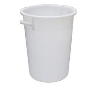 E. S. B. E. S. B. Bac 100 litres 670 x Ø 520 mm blanc, apte au contact alimentaire Quantité:1