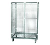 E. S. B. E. S. B. Conteneur roulant en acier 1600 800 x 1200 mm 4 côtés 2 portes battantes Cr 3 Quantité:1