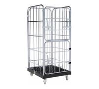 E. S. B. rolltainer® Chariot de transport 1460 KU noir 724 x 815 mm paroi avant rabattable Cr 3 Quantité:1