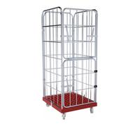 E. S. B. rolltainer® Chariot de transport 1650 KU rouge 724 x 815 mm paroi avant rabattable Cr 3 Quantité:1