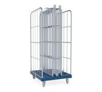 E. S. B. rolltainer® Plateau roulant 1350 système à emboîtement bleu 724 x 815 mm double face Quantité:1