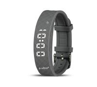 e-vibra Montre d'entraînement au pot - Alarme silencieuse - Avec minuterie et 15 alarmes quotidiennes - Gris