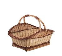 e-wicker24 Paniers et porte-bûches pour cheminées,panier bois pour cheminée,range buche (Multicolore)