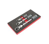 E-Z Rouge Mr482fl 3 pièces Verrouillage Flex Head/Extensible à cliquet Ensemble