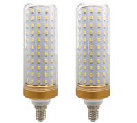 E14 Ampoule LED 40W, Ampoules LED 2pcs, 4000LM, 40W équivalent à l'halogène 350W, AC100V-240V, Angle de Faisceau 360 ° pour l'éclairage Domestique(Warm White 3000k)