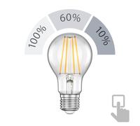 E27 ampoule LED A60 blanc (4000 K) 7,3 W 1020lm variateur à 3 niveaux