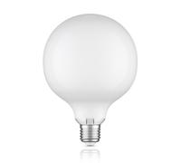 E27 Ampoule LED G125 blanc chaud (2700 K) 4 W 550lm verre dépoli extra mat
