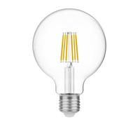 E27 Edison Ampoule LED vintage Globe Rond ballon 6W G95 500LM Ampoule LED à filament Antique Blanc Chaud 2200K Verre AC 220V-240V pour la nostalgie et l'éclairage rétro dans Non dimmable (1 pièce)
