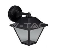V-TAC Applique d'extérieur 8686 (VT-843) – ALU, verre, E27, IP44, noir mat