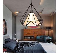 E27 Moderne industrielle Vintage Cage Suspension Plafond Pendentif Lampe Shade - Café