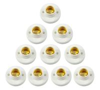 E27 Support De Lampe Douille a Vis Plastique Murale Adaptateur de Convertisseur de base d'ampoule LED Supports E27 Douille10PCS