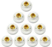 E27 Support De Lampe Douille a Vis Plastique Murale Adaptateur de Convertisseur de base d'ampoule LED Supports 10PCS