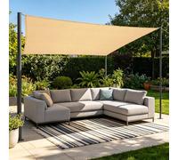 E30 x 250 cm Auvent de protection solaire pour balcon camping Couleur crème multiple