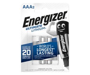 E301535602 Energizer Ultimate Lithium Pile AAA/2 LR03/2