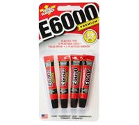 E6000 Colle industrielle transparente 4 tubes de 5,3 ml étanche pour bricolage et réparation