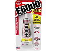 E6000 Plus Colle Transparente Multipurpose, Imperméable et à Peindre, Colle pour Loisirs Créatifs Fort et flexible pour coller du Bois, Verre, Tissu, Céramiques, Métal et Plus, 26.6ml