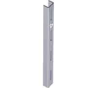 E813156 Lochschiene 1500 mm Aluminium/Blanc