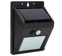 Eacam Applique Murale à Capteur Solaire, Lumière sans Fil 20LED, sécurité Extérieure étanche avec Système de Capteur Intelligent pour Cour, Allée, Porche