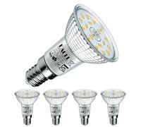 EACLL Ampoule LED E14 Blanc Neutre 4.9W Équivalent Incandescence Halogène 75W, Lot de 4. 710 Lumens 4000K Non Dimmable, Large Faisceau 120° Spot, Éclairag sans Scintillement, R50 Lampe à Réflecteur