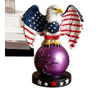 Eagle Decor Décoration LED patriotique enfichable alimentée par USB | Éclairage LED aigle pour le jour de l'indépendance, salle de bain, couloir, bureau, anniversaire, maison, chambre d'enfant