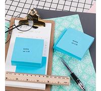 Eagle Sticky Notes, 7,6 x 7,6 cm, 100sheets/Pad, 4 coussinets doré (Bleu)