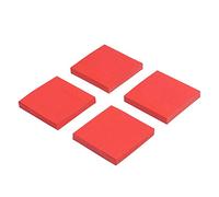Eagle Sticky Notes, 7,6 x 7,6 cm, 100sheets/Pad, 4 coussinets doré (Rouge)