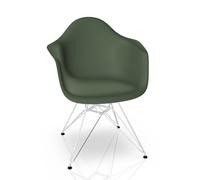 Eames Plastic Arm Chair DAR Chaise Vitra Chromé - Forest - 4055737258213
