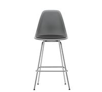Eames Plastic Bar Stool Tabouret de bar moyen avec coussin d'assise Vitra - 4055737240157